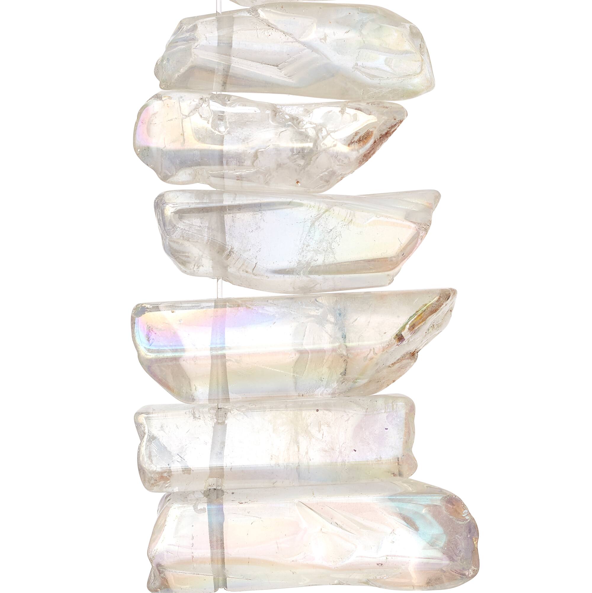 Crystal Stone Quartzite Beads, 30mm by Bead Landing™